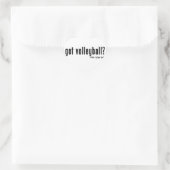 Volleyball got? Herz-Aufkleber (Tasche)