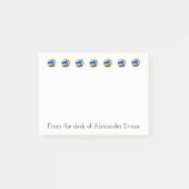 Volleyball-Grenze Post-it Klebezettel (Vorderseite)