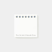 Volleyball-Grenze Post-it Klebezettel (Vorderseite)