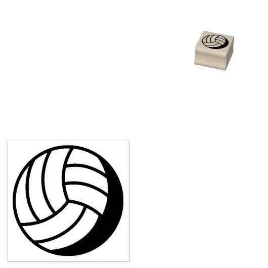 Volleyball Gummistempel (Stempel)