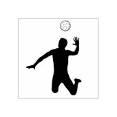 Volleyball Gummistempel (Prägung)