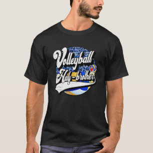 Volleyball Halbbruder Vintage Volleyball Familie  T-Shirt