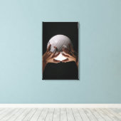 Volleyball-Hände Leinwanddruck (Insitu (Holzboden))