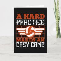 Volleyball-harte Übung macht einfach Spiel