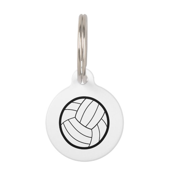 Volleyball Haustiermarke (Vorderseite)