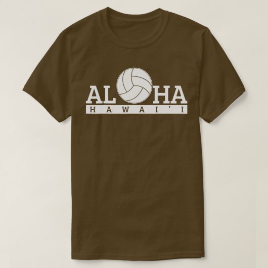 Volleyball Hawaii Hawaiian Beach Aloha Gift 1 T-Shirt (Design vorne)