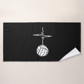 Volleyball Heartbeat Badehandtuch (Badehandtuch)