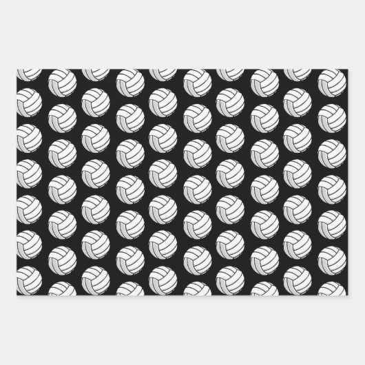 Volleyball Herzlichen Glückwunsch Packpapier Blätt Geschenkpapier Set (Vorderseite 2)
