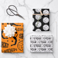 Volleyball Herzlichen Glückwunsch Packpapier Blätt