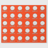 Volleyball: Holen Sie ihn! Geschenkpapier (Flach)
