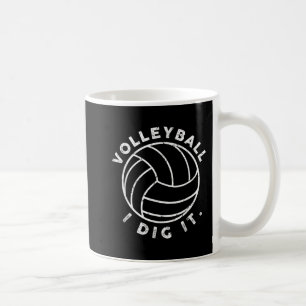 Volleyball I Dig It Fun  Kaffeetasse
