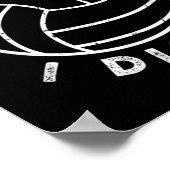 Volleyball I Dig It Fun Poster (Ecke)