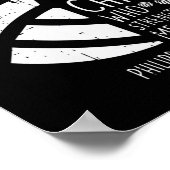 Volleyball I kann Dinge tun Bibel Verse Gott Jesus Poster (Ecke)