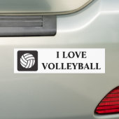 Volleyball-Ikone Autoaufkleber (Auf Auto)