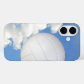 Volleyball im blauen Himmel Case-Mate iPhone Hülle (Rückseite (Horizontal))