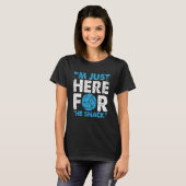 Volleyball I'm Just Here For The Snacks  1 T-Shirt (Vorne ganz)