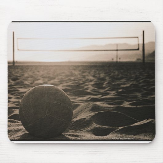 Volleyball im Sand Mousepad (Vorne)