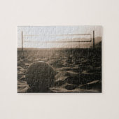 Volleyball im Sand Puzzle (Horizontal)