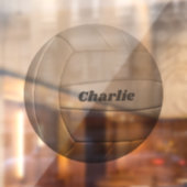 Volleyball-individuelle Name Fensteraufkleber (Blatt 2)