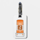 Volleyball Is My Drug Gepäckanhänger (Rückseite vertikal)