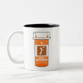 Volleyball Is My Drug Zweifarbige Tasse (Links)