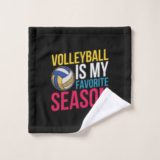 Volleyball Is My Favorite Season Waschlappen