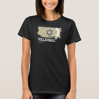 Volleyball Israel Flag Mädchen Volleyball Frauen 1 T-Shirt