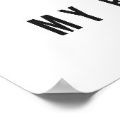 Volleyball ist der beste Sport aller Zeiten Poster (Ecke)