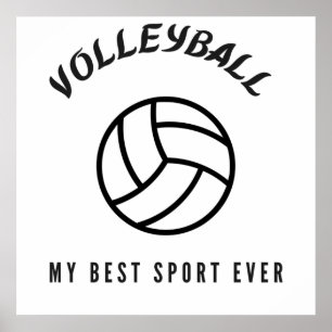 Volleyball ist der beste Sport überhaupt Poster