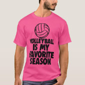 Volleyball ist mein Lieblings-Volleyballspieler T-Shirt (Vorderseite)