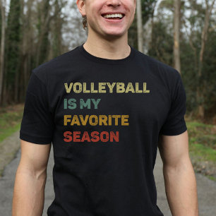 Volleyball ist mein Lieblingssaison-Retro T-Shirt