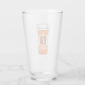 Volleyball ist meine Droge Glas (Rückseite)