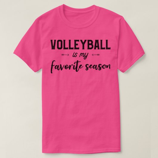 Volleyball ist meine Lieblingssaison Funny Volleyb T-Shirt (Design vorne)