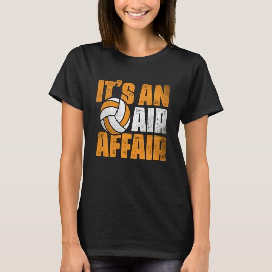 Volleyball It's An Air Affair Coach Player Fan  1 T-Shirt (Vorderseite)