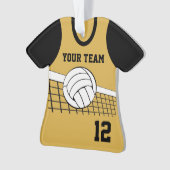 Volleyball Jersey mit Foto- und Farboption Ornament (Vorderseite)