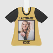 Volleyball Jersey mit Foto- und Farboption Ornament (Rückseite)