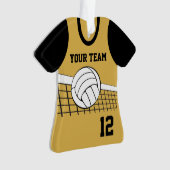 Volleyball Jersey mit Foto- und Farboption Ornament (Vorderseite)