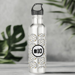 Volleyball-Jersey-Nummer Edelstahlflasche