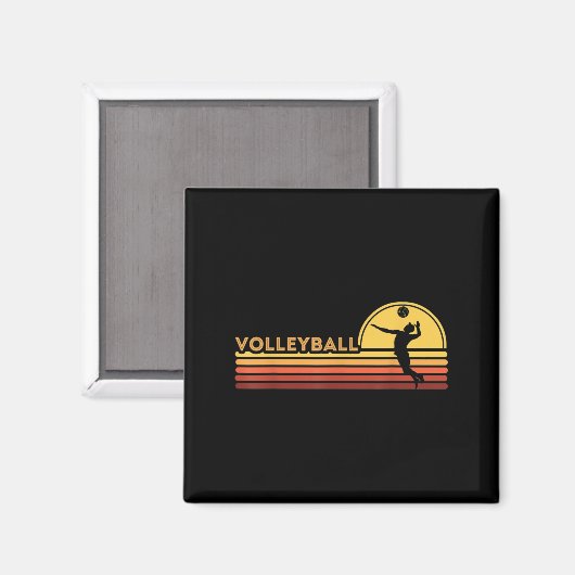 Volleyball-Jungs Magnet (Vorderseite/Rückseite)