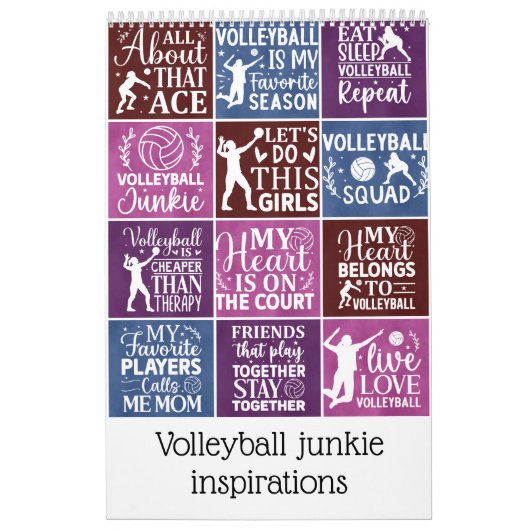 Volleyball-Junkie-Inspirationen Kalender (Titelbild)