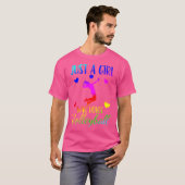 Volleyball Just A Girl Who Loves Volleyball T-Shirt (Vorne ganz)