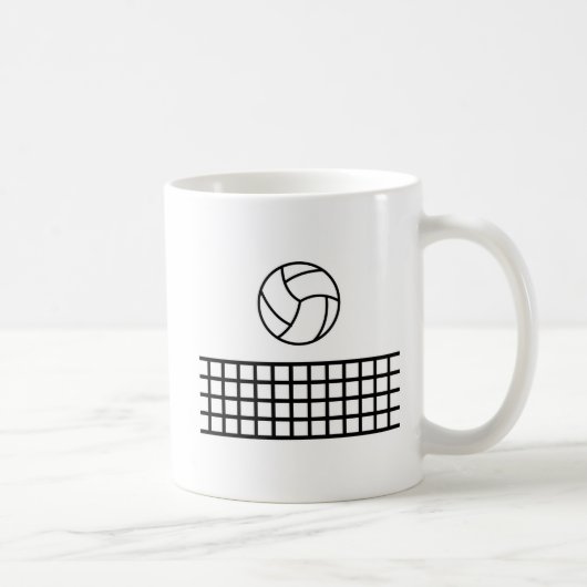 Volleyball Kaffeetasse (Rechts)
