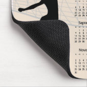 Volleyball-Kalender 2025 Mousepad (Ecke)