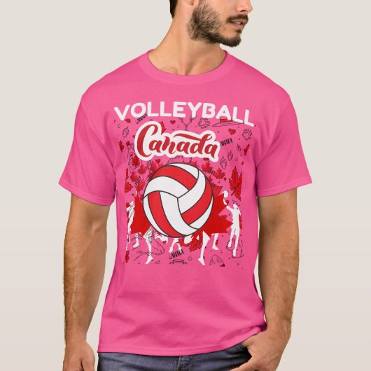 Volleyball Kanada T-Shirt (Vorderseite)