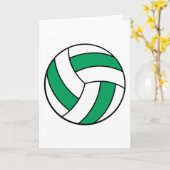 Volleyball Karte (Gelbe Blume)