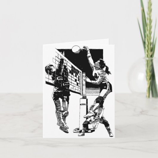 Volleyball Karte (Vorderseite)