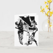 Volleyball Karte (Gelbe Blume)