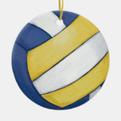 Volleyball Keramik Ornament (Vorne)
