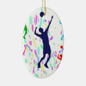 VOLLEYBALL KERAMIK ORNAMENT (Rechts)