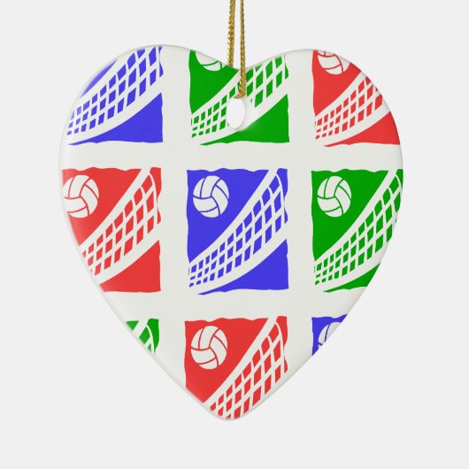 Volleyball Keramikornament (Rechts)